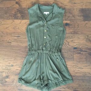 Olive Green Romper